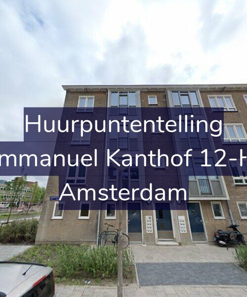 Foto gevel Huurpuntentelling voor Immanuel Kanthof 12-H, Amsterdam