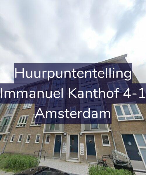 Foto gevel Huurpuntentelling voor Immanuel Kanthof 4-1, Amsterdam