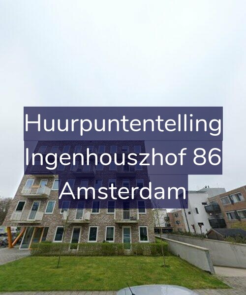 Foto gevel Huurpuntentelling voor Ingenhouszhof 86, Amsterdam