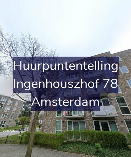 Foto gevel Huurpuntentelling voor Ingenhouszhof 78, Amsterdam