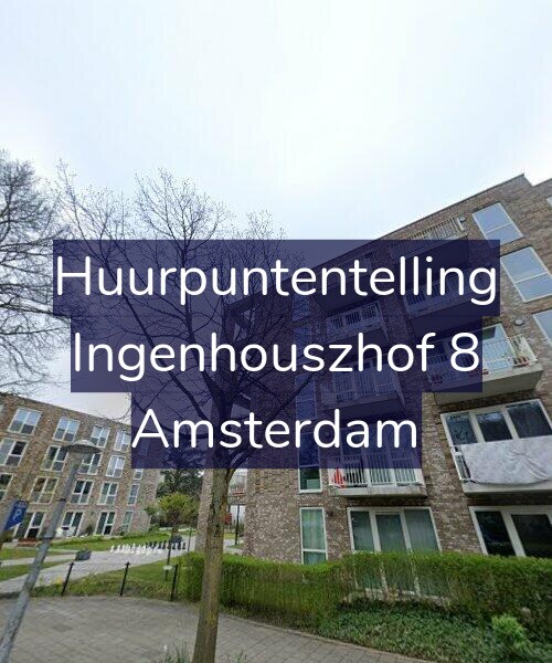 Foto gevel Huurpuntentelling voor Ingenhouszhof 8, Amsterdam