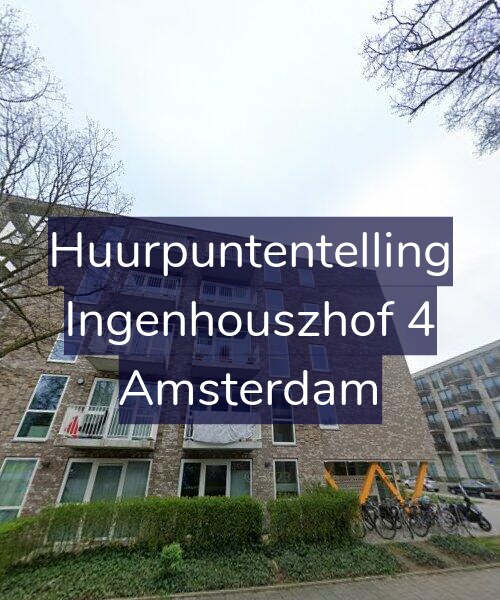 Foto gevel Huurpuntentelling voor Ingenhouszhof 4, Amsterdam