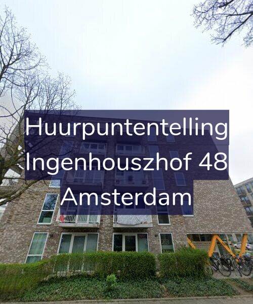 Foto gevel Huurpuntentelling voor Ingenhouszhof 48, Amsterdam