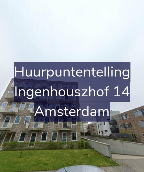 Foto gevel Huurpuntentelling voor Ingenhouszhof 14, Amsterdam