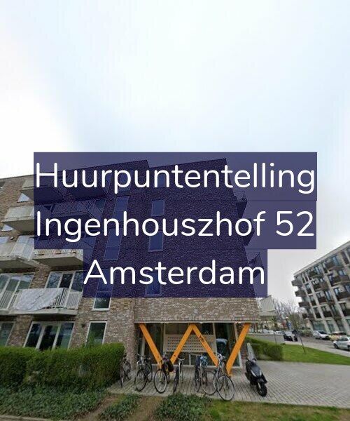 Foto gevel Huurpuntentelling voor Ingenhouszhof 52, Amsterdam