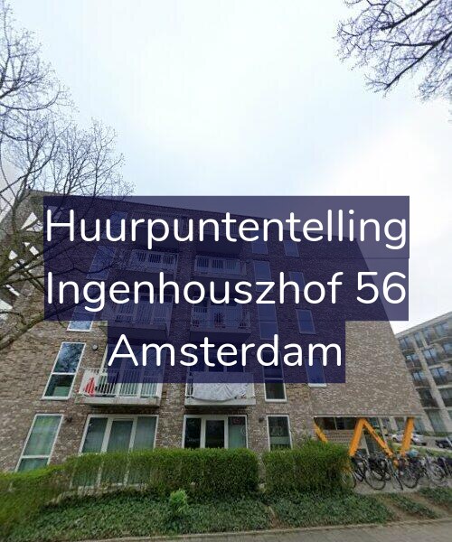 Foto gevel Huurpuntentelling voor Ingenhouszhof 56, Amsterdam