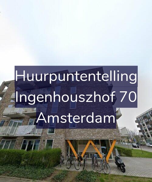 Foto gevel Huurpuntentelling voor Ingenhouszhof 70, Amsterdam