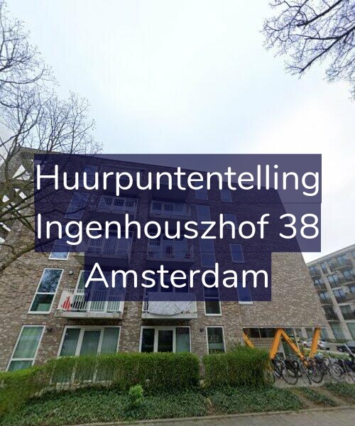 Foto gevel Huurpuntentelling voor Ingenhouszhof 38, Amsterdam