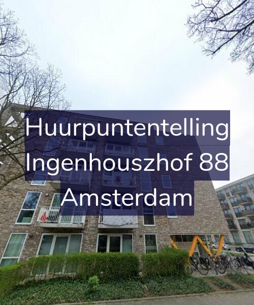 Foto gevel Huurpuntentelling voor Ingenhouszhof 88, Amsterdam