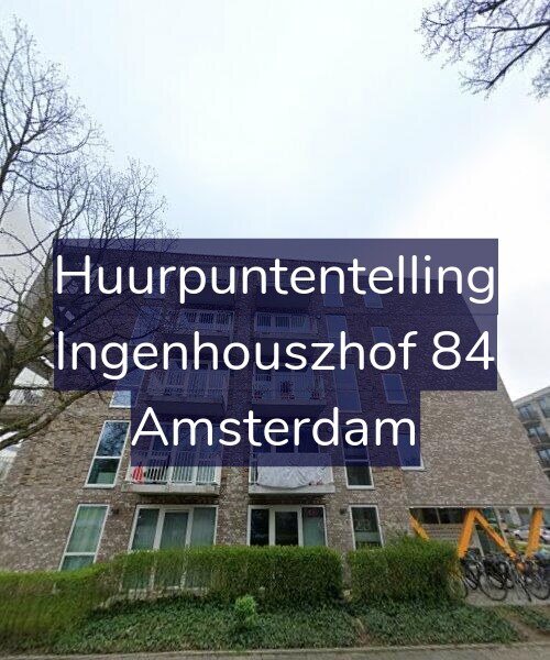 Foto gevel Huurpuntentelling voor Ingenhouszhof 84, Amsterdam