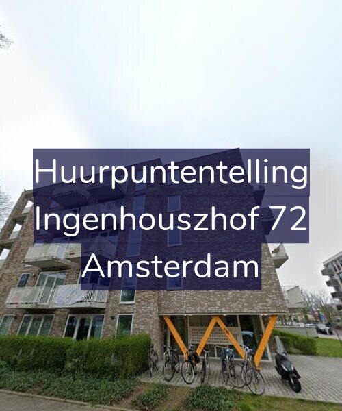 Foto gevel Huurpuntentelling voor Ingenhouszhof 72, Amsterdam