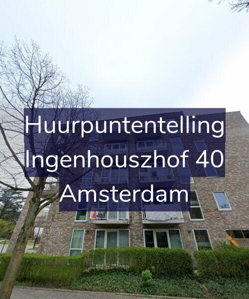 Foto gevel Huurpuntentelling voor Ingenhouszhof 40, Amsterdam