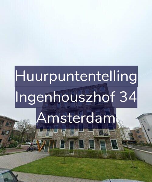 Foto gevel Huurpuntentelling voor Ingenhouszhof 34, Amsterdam