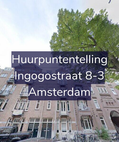 Foto gevel Huurpuntentelling voor Ingogostraat 8-3, Amsterdam