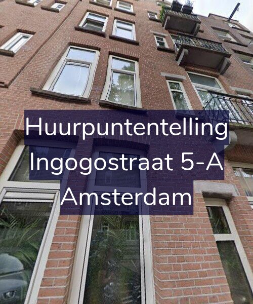 Foto gevel Huurpuntentelling voor Ingogostraat 5-A, Amsterdam
