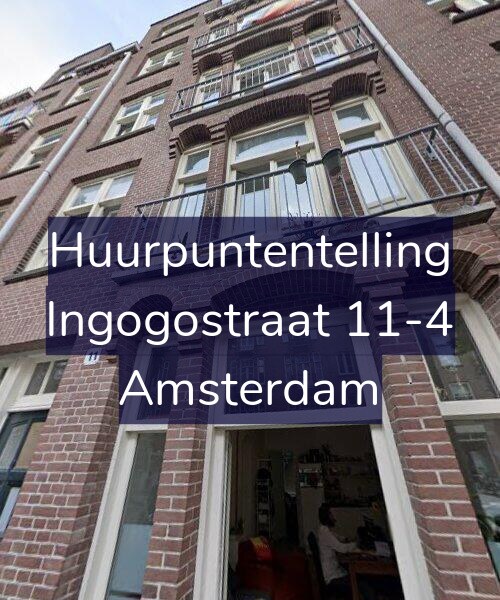 Foto gevel Huurpuntentelling voor Ingogostraat 11-4, Amsterdam