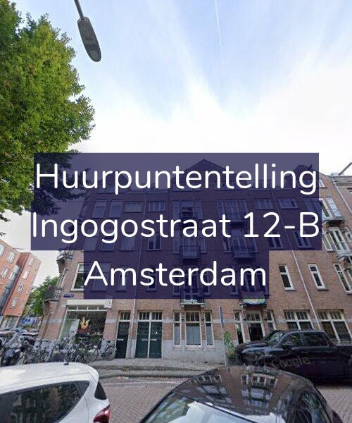 Foto gevel Huurpuntentelling voor Ingogostraat 12-B, Amsterdam