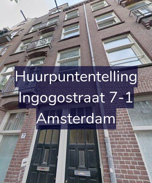 Foto gevel Huurpuntentelling voor Ingogostraat 7-1, Amsterdam