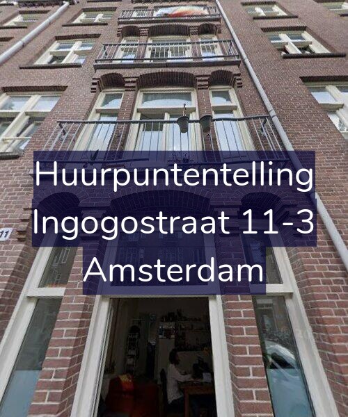 Foto gevel Huurpuntentelling voor Ingogostraat 11-3, Amsterdam