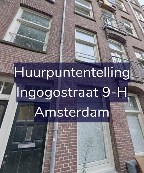 Foto gevel Huurpuntentelling voor Ingogostraat 9-H, Amsterdam
