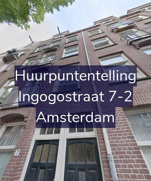 Foto gevel Huurpuntentelling voor Ingogostraat 7-2, Amsterdam