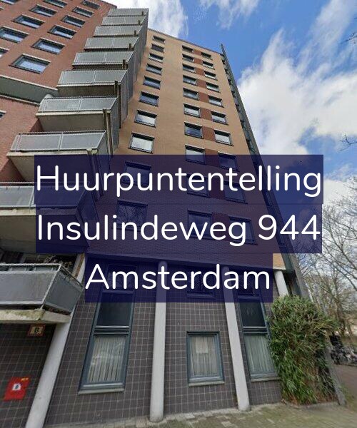 Foto gevel Huurpuntentelling voor Insulindeweg 944, Amsterdam
