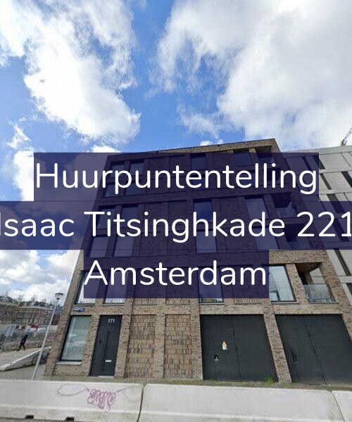 Foto gevel Huurpuntentelling voor Isaac Titsinghkade 221, Amsterdam
