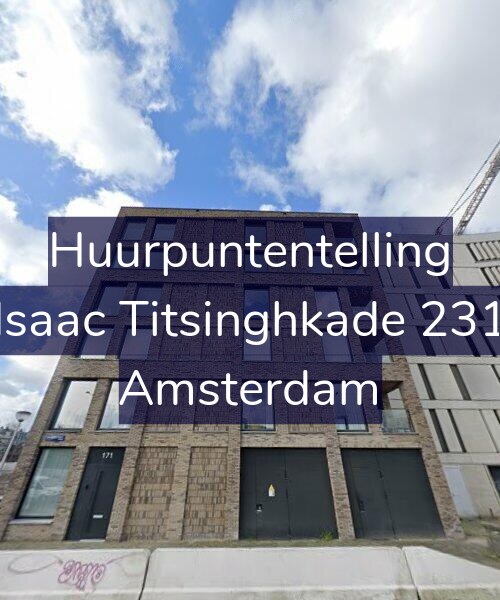Foto gevel Huurpuntentelling voor Isaac Titsinghkade 231, Amsterdam