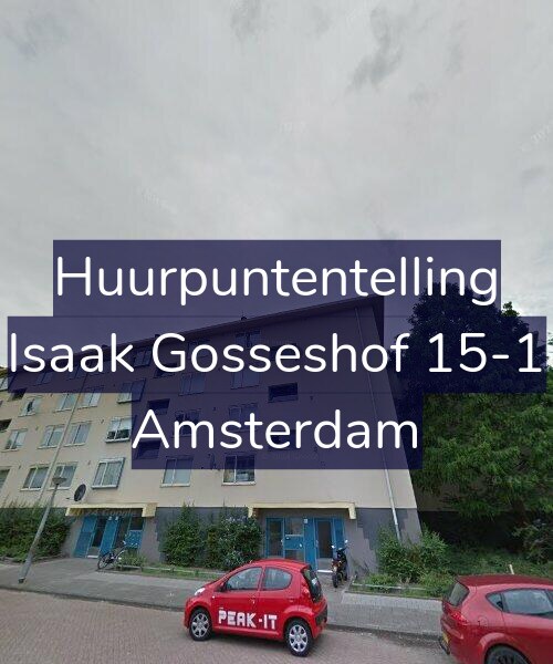 Foto gevel Huurpuntentelling voor Isaak Gosseshof 15-1, Amsterdam