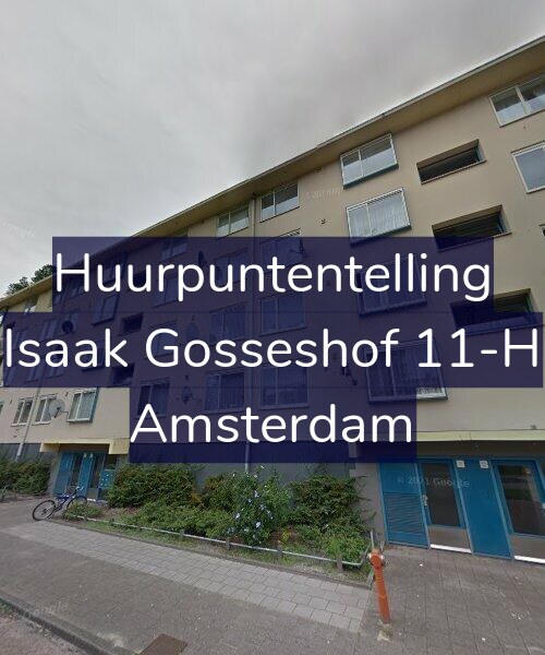 Foto gevel Huurpuntentelling voor Isaak Gosseshof 11-H, Amsterdam