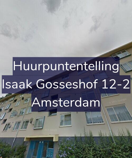 Foto gevel Huurpuntentelling voor Isaak Gosseshof 12-2, Amsterdam