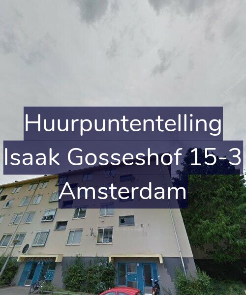 Foto gevel Huurpuntentelling voor Isaak Gosseshof 15-3, Amsterdam