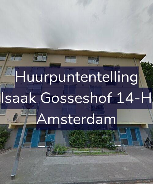 Foto gevel Huurpuntentelling voor Isaak Gosseshof 14-H, Amsterdam