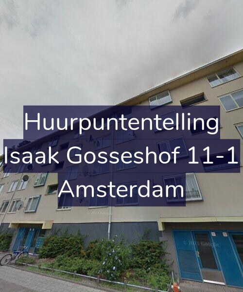 Foto gevel Huurpuntentelling voor Isaak Gosseshof 11-1, Amsterdam