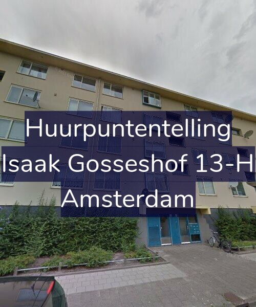Foto gevel Huurpuntentelling voor Isaak Gosseshof 13-H, Amsterdam