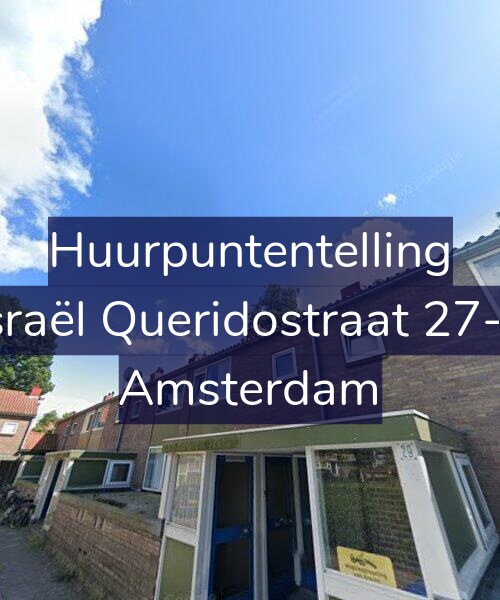 Foto gevel Huurpuntentelling voor Israël Queridostraat 27-1, Amsterdam