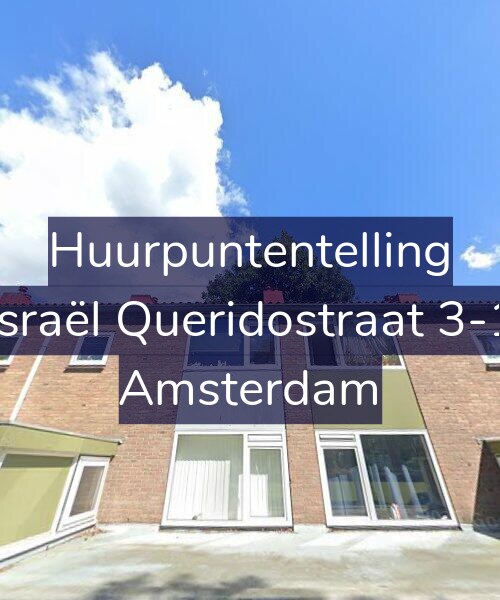 Foto gevel Huurpuntentelling voor Israël Queridostraat 3-1, Amsterdam