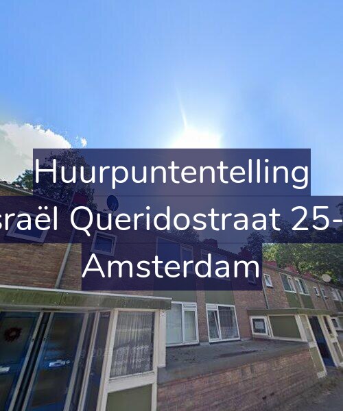 Foto gevel Huurpuntentelling voor Israël Queridostraat 25-1, Amsterdam