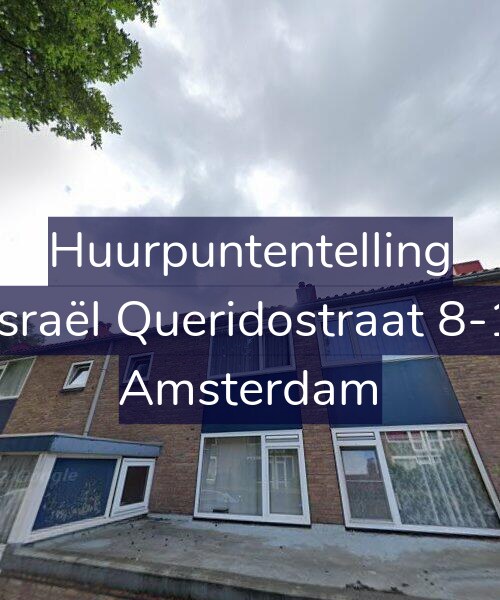 Foto gevel Huurpuntentelling voor Israël Queridostraat 8-1, Amsterdam