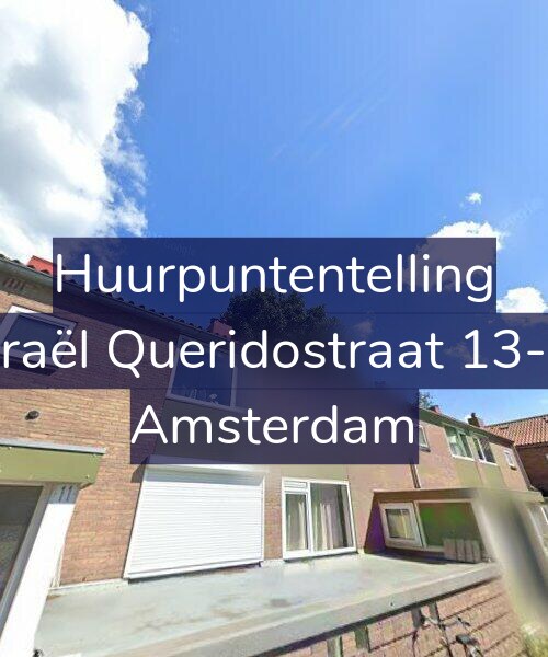 Foto gevel Huurpuntentelling voor Israël Queridostraat 13-H, Amsterdam