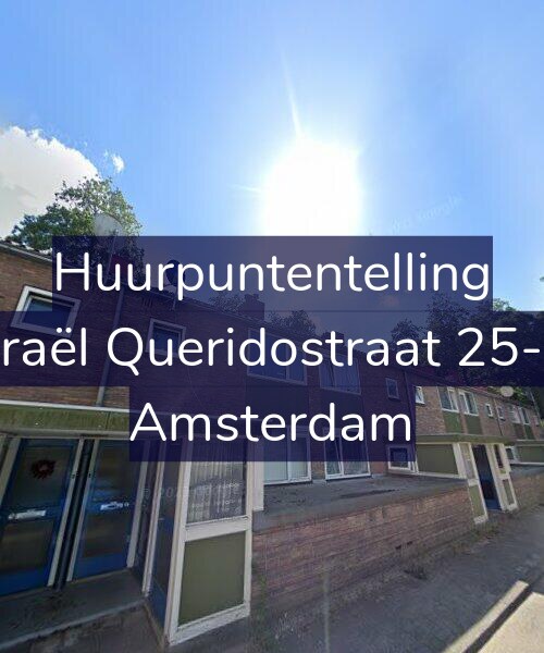 Foto gevel Huurpuntentelling voor Israël Queridostraat 25-H, Amsterdam