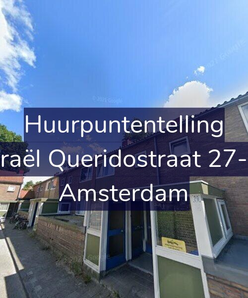 Foto gevel Huurpuntentelling voor Israël Queridostraat 27-H, Amsterdam