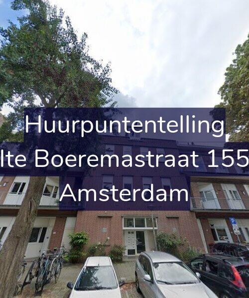 Foto gevel Huurpuntentelling voor Ite Boeremastraat 155, Amsterdam