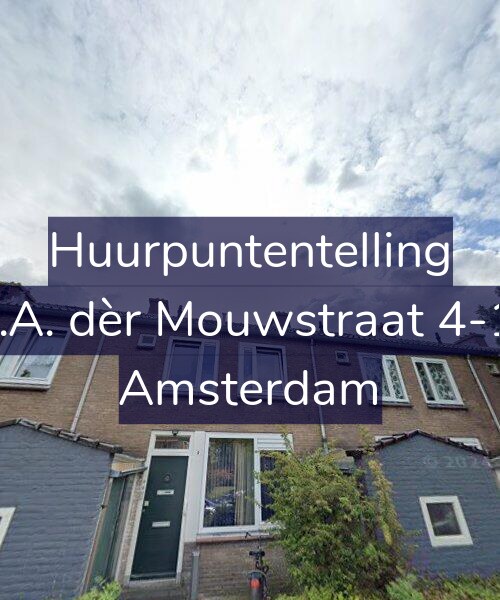 Foto gevel Huurpuntentelling voor J.A. dèr Mouwstraat 4-1, Amsterdam