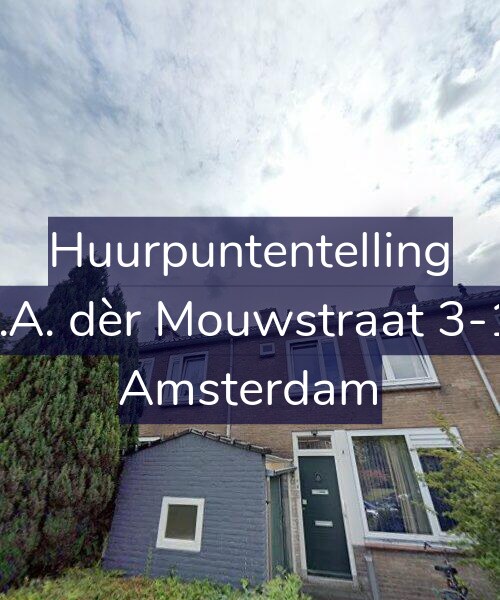 Foto gevel Huurpuntentelling voor J.A. dèr Mouwstraat 3-1, Amsterdam