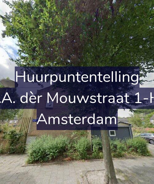 Foto gevel Huurpuntentelling voor J.A. dèr Mouwstraat 1-H, Amsterdam