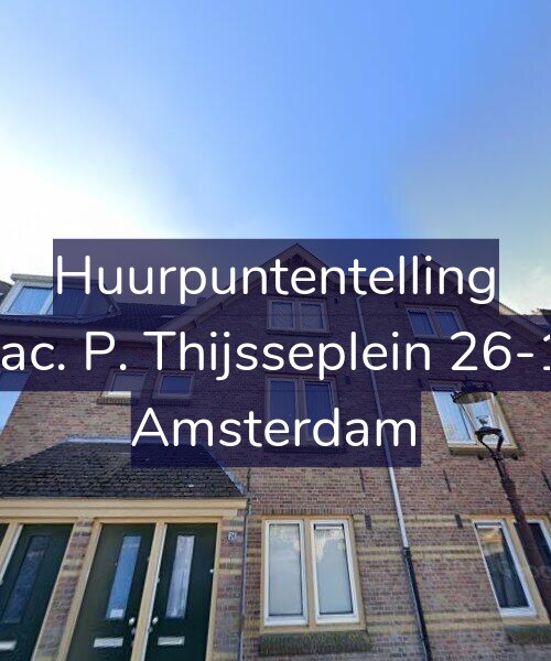 Foto gevel Huurpuntentelling voor Jac. P. Thijsseplein 26-1, Amsterdam