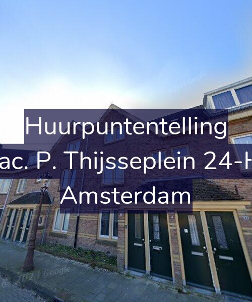 Foto gevel Huurpuntentelling voor Jac. P. Thijsseplein 24-H, Amsterdam