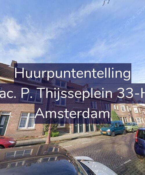 Foto gevel Huurpuntentelling voor Jac. P. Thijsseplein 33-H, Amsterdam