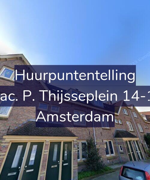 Foto gevel Huurpuntentelling voor Jac. P. Thijsseplein 14-1, Amsterdam